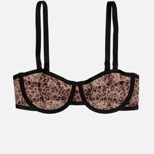 Cuup leopard balconette size 30B